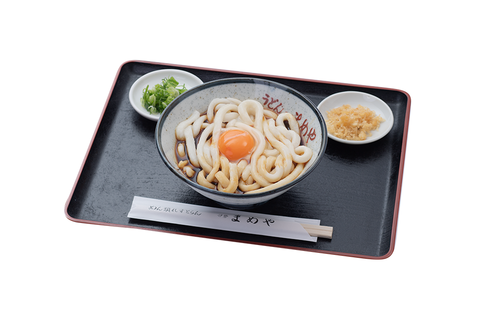 月見伊勢うどん